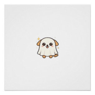 Póster Cachorro da Temporada Assustadora Kawaii � Camiset