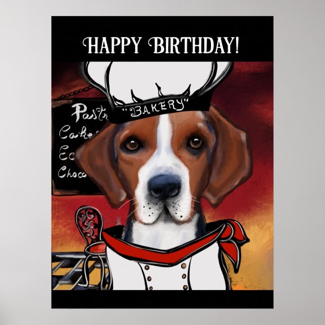 Poster Cachorro-de-caça-americano (Frente)
