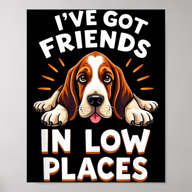 Poster Cachorro de caça de humor Halloween (Frente)