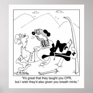 Póster Cachorro de Emergência Conhece CPR