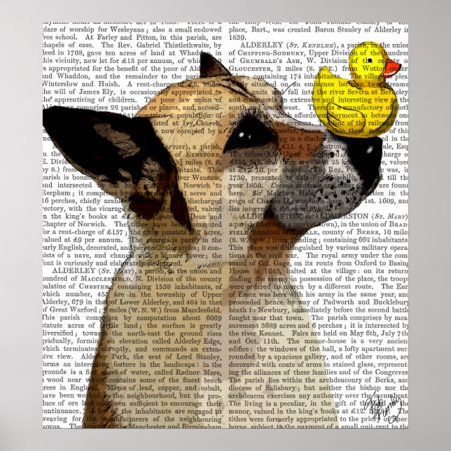 Póster Cachorro e Pato german shepherd (Frente)