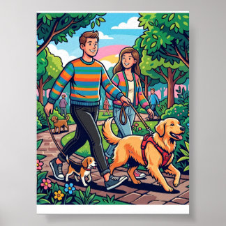 Poster Cachorro engraçado