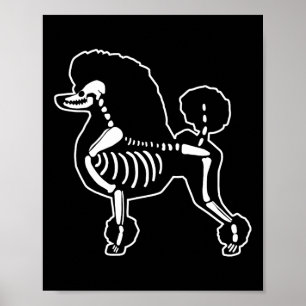 Poster Cachorro Engraçado Cachorro Esqueleto Cachorro do