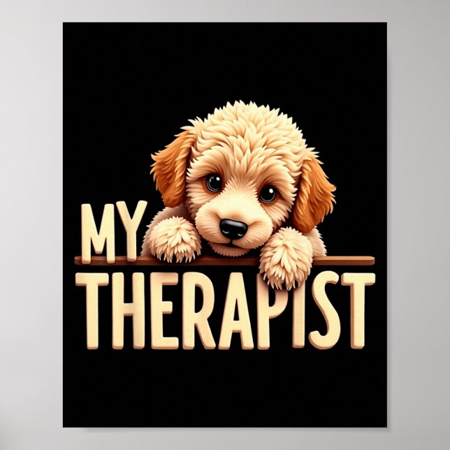 Poster Cachorro Engraçado Meu Cachorro Mais Velho  (Frente)