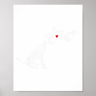 Poster Cachorro Esqueleto Boop Cachorro Funny Halloween M