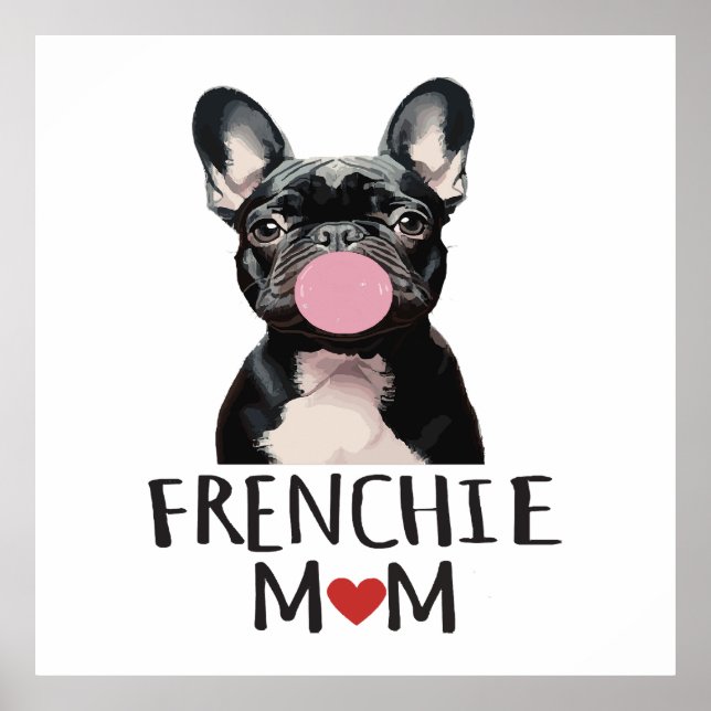 Poster Cachorro francês fofo (Frente)