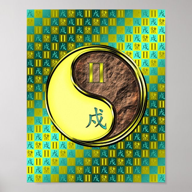 Poster Cachorro Gemini e Terra (Frente)