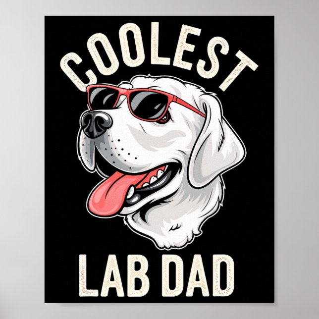 Poster Cachorro Labrador Proprietário de Cachorro Pet Lab (Frente)