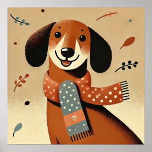 Poster Cachorro Maravilha de Inverno