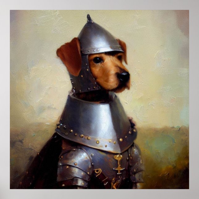 Poster Cachorro Medieval (Frente)
