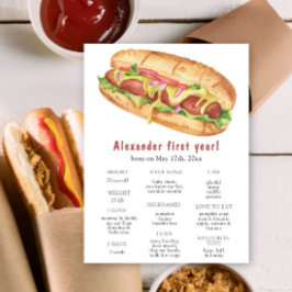 Poster Cachorro Quente Primeiro Aniversário - Dia da Etap