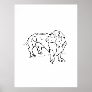 Poster Cachorro Salsicha Dachshund Fofo – Arte Personaliz