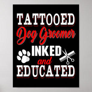 Poster Cachorro Tatuado Inclino E Figurino Educado Pr