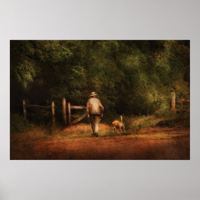 Poster Cachorro - Um homem e seu melhor amigo (Frente)