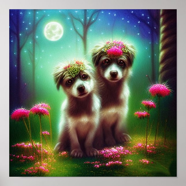 Poster Cachorros boêmios de fantasia   (Frente)
