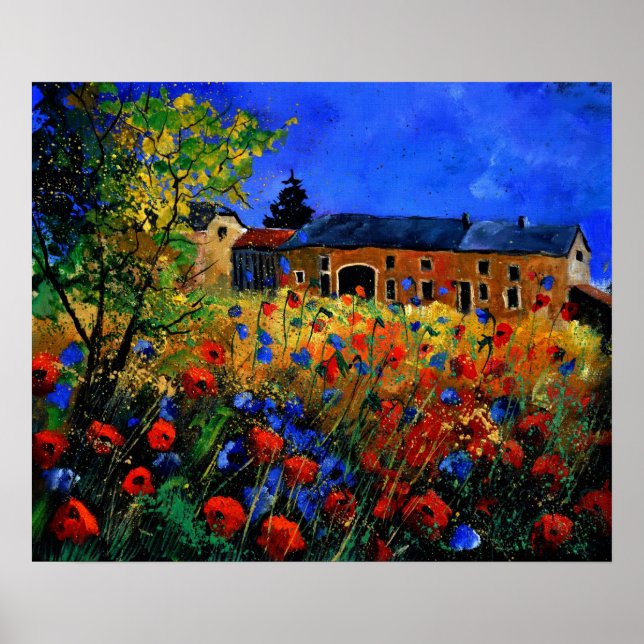 Poster Cachorros vermelhos em Houroy (Frente)