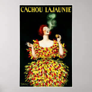Poster CACHOU LAJAUNIE Cigar Cigar French Licorice Mint C