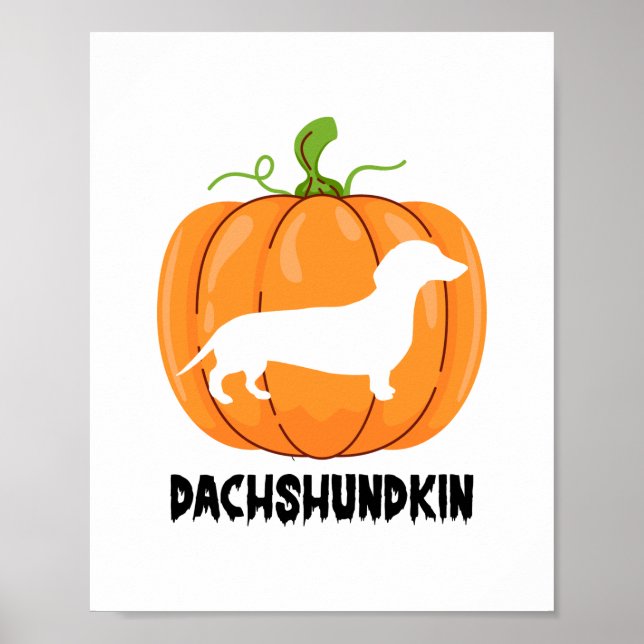 Poster Cachshund Halloween (Frente)