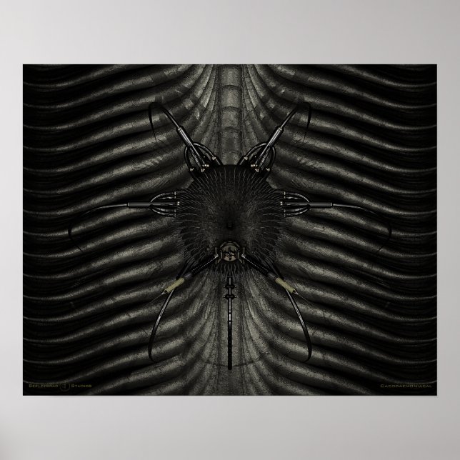 Poster Cacodemoníaco (Frente)