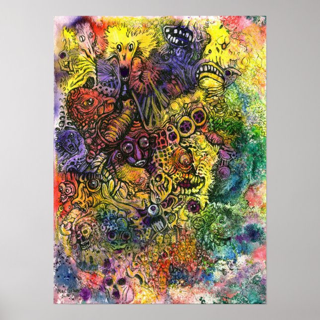 Póster Cacofonia de Cor (Frente)