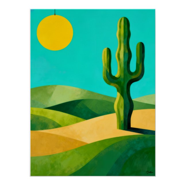 Póster Cacto (Frente)