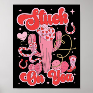 Poster Cacto de São Valentão Preso em Você Planta Suculen