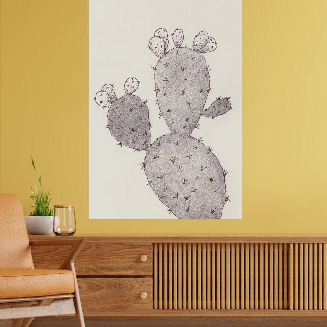 Poster Cacto do Deserto (Sala de Estar 2)