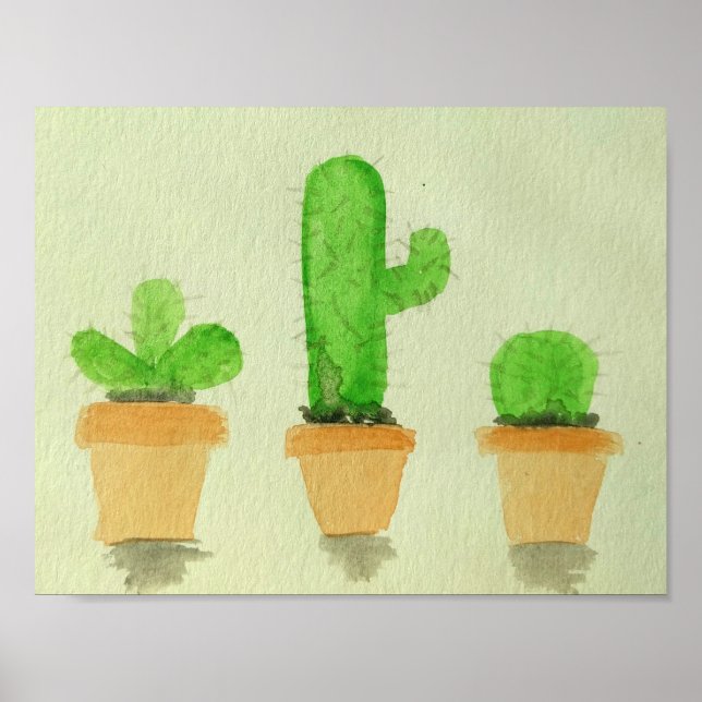 Póster Cactos (Frente)