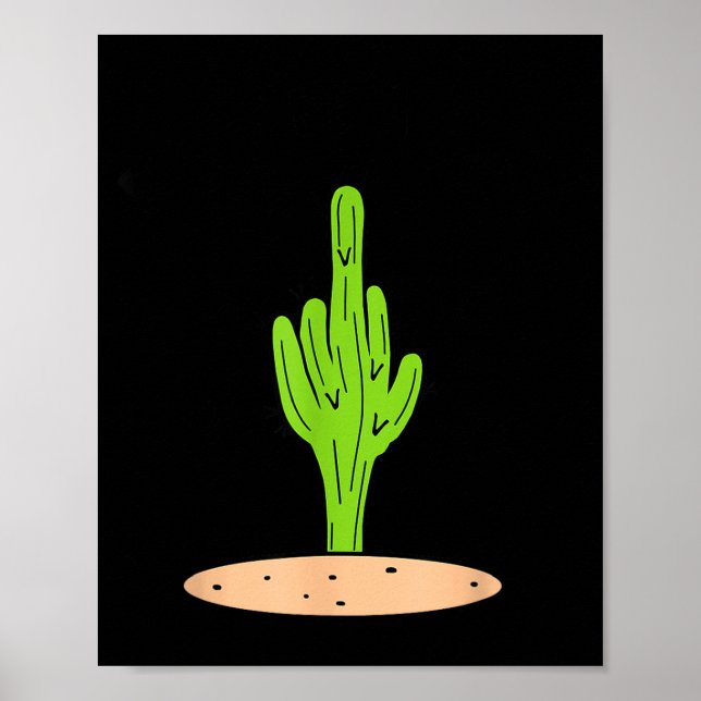 Poster Cactus Don't Be A  (Frente)