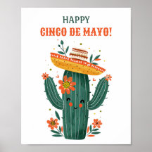 Cactus Feliz Cinco de Mayo