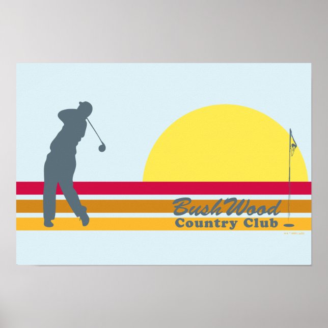 Poster Caddyshack | Bushwood Country Club Sunrise (Frente)