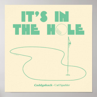Poster Caddyshack | Está no buraco