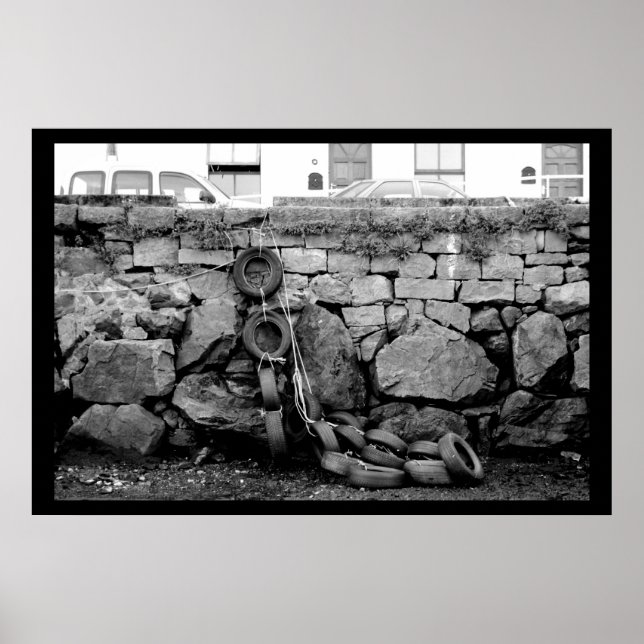 Póster Cadeia de pneus (Frente)