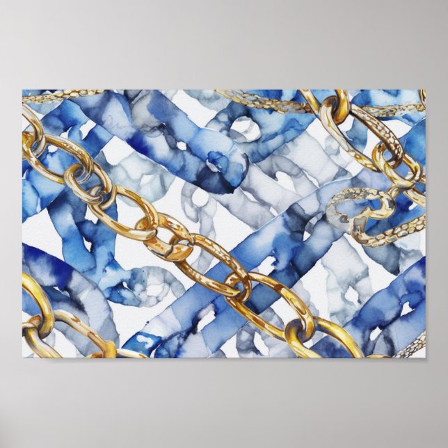 Poster Cadeias Douradas (Frente)