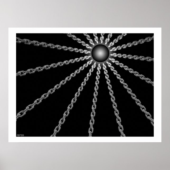 Poster Cadeias Escuras (Frente)