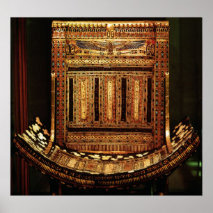 Póster Cadeira cerimonial de Tutankhamun