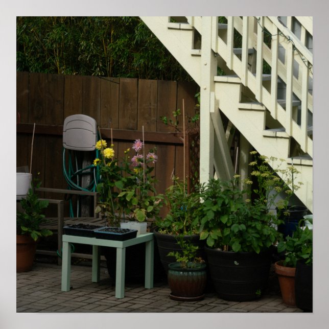 Poster Cadeira de Jardim (Frente)