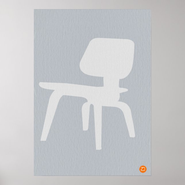 Póster Cadeira Eames (Frente)