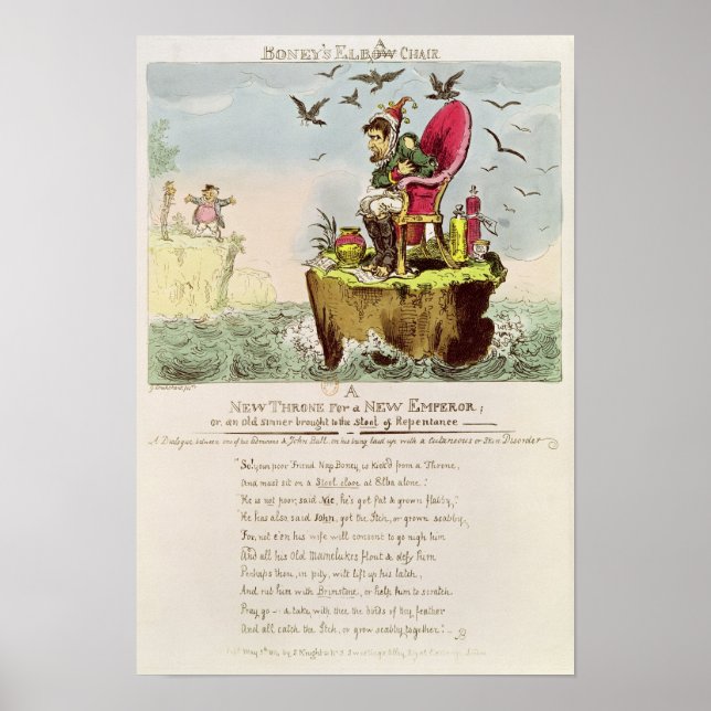 Poster Cadeira Elba de Boney, publicada por S. Knight (Frente)