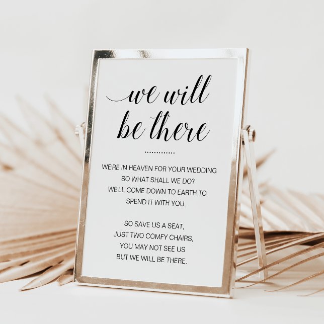 Poster Cadeiras Memoriais de Casamento Estaremos Lá (Criador carregado)
