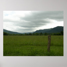 Poster Cades Cove, Montanhas Enfumaçados Excelentes NP
