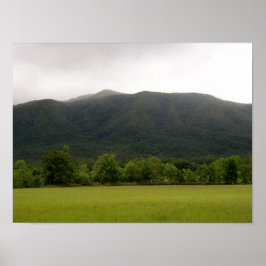 Poster Cades Cove, Montanhas Enfumaçados Excelentes NP, T