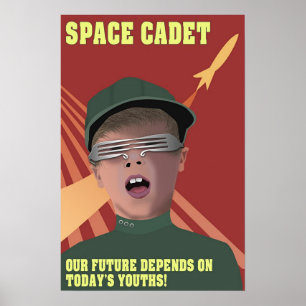 Póster Cadete do espaço