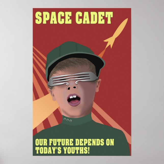 Póster Cadete Espacial (Frente)