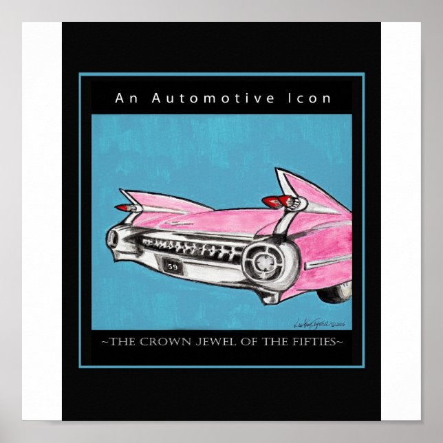 Póster cadillac 1959 (Frente)