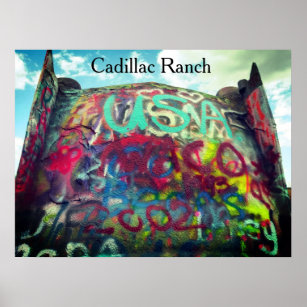 Poster cadillac Ranch do 