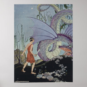 Póster Cadmus e o dragão