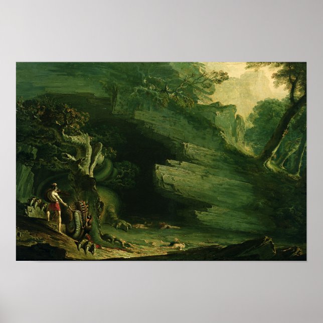 Poster Cadmus e o Dragão (Frente)