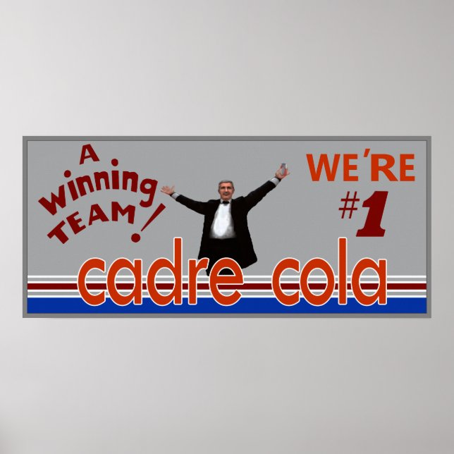 Poster Cadre Cola - Equipe vencedora - ICS (Frente)