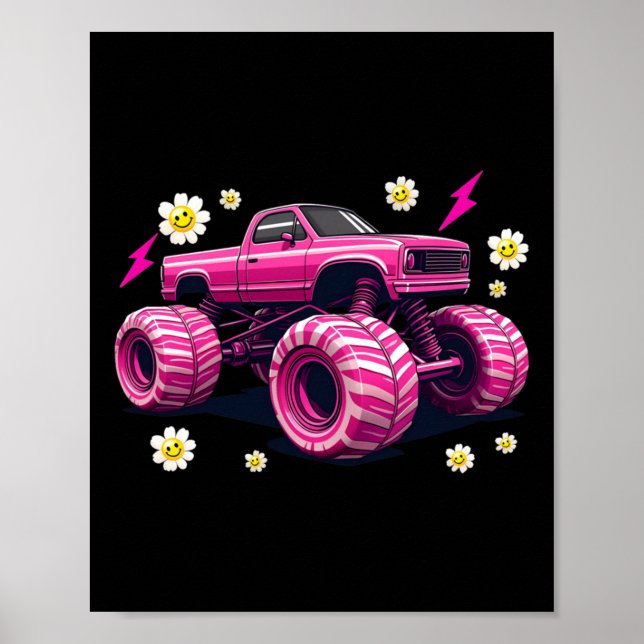 Poster Cady Monster - Vinheta Divertida E Bonita (Frente)